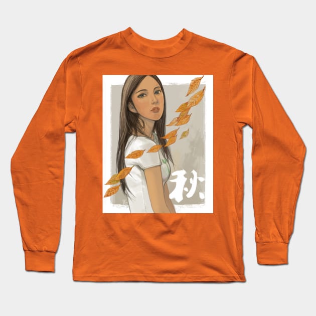 autumn Long Sleeve T-Shirt by Cocktail